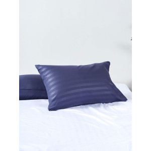 Наволочки классические страйп-полиэстер "Синий бархат" (2 шт.)