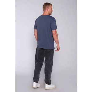 Футболка мужская 2226 "BASE" кулирка (последний размер) серый 54