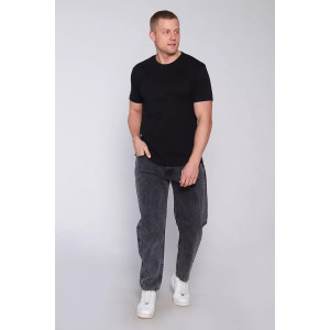 Футболка мужская 2226 "BASE" кулирка (последний размер) черный 54