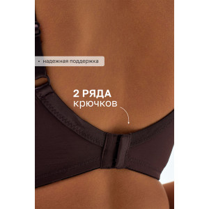 Бюстгальтер женский 21391 OIRO кружево на косточках (последний размер) серый 80С