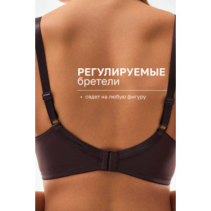 Бюстгальтер женский 21391 OIRO кружево на косточках (последний размер) серый 80С