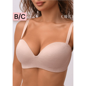 Бюстгальтер женский OIRO без косточек 1317006 Snowdrop (последний размер) бежевый 75В,80С