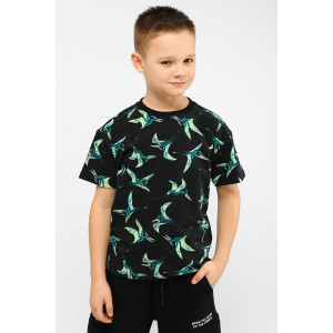 Футболка детская SP9323 трикотаж стрейч (последний размер) черный 128,134 Футболка детская SP9323 трикотаж стрейч (последний размер) черный 128,134