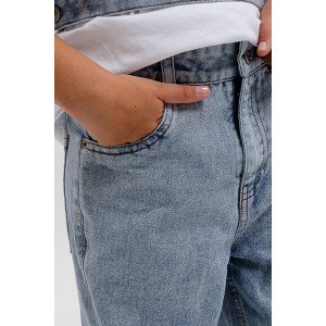 Костюм тройка детский №28031 кулирка+джинс (последний размер) белый-джинс 36 Костюм тройка детский №28031 кулирка+джинс (последний размер) белый-джинс 36