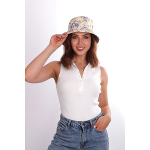 Панама женская хлопок с полиэстером №GL416 (последний размер) 56-57 Панама женская хлопок с полиэстером №GL416 (последний размер) 56-57