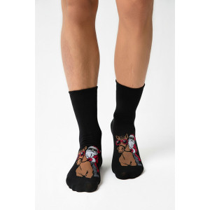 Носки мужские "Мороз на коне" - упаковка 1 пара (последний размер) 25-29 Носки мужские "Мороз на коне" - упаковка 1 пара (последний размер) 25-29