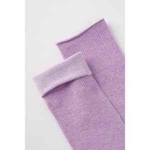 Гольфы женские "Ретро" - упаковка 2 пары (последний размер) лиловый 25-27