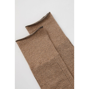 Гольфы женские "Ретро" - упаковка 2 пары (последний размер) светло-коричневый 25-27