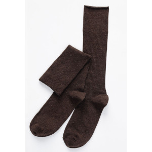 Гольфы женские "Ретро" - упаковка 2 пары (последний размер) темно-коричневый 25-27