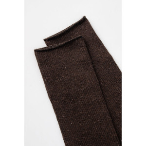 Гольфы женские "Ретро" - упаковка 2 пары (последний размер) темно-коричневый 25-27