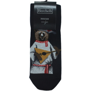 Носки мужские "Сувенир" - упаковка 1 пара (последний размер) черный 40-47