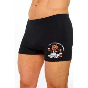 Трусы мужские "Среда" кулирка с лайкрой пенье (последний размер) черный 58,60