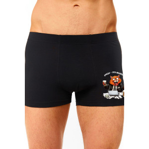 Трусы мужские "Среда" кулирка с лайкрой пенье (последний размер) черный 58,60