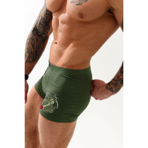 Трусы мужские "Искуситель" кулирка с лайкрой пенье (последний размер) хаки 54