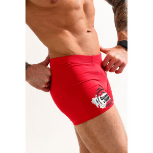 Трусы мужские "Сделано в СССР" кулирка с лайкрой пенье (последний размер) красный 46