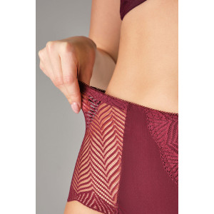 Трусы женские 0208 OIRO нейлон (последний размер) зеленый, синий, бордо - упаковка 3 шт. 48-50,50-52,58-60