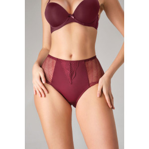 Трусы женские 0208 OIRO нейлон (последний размер) зеленый, синий, бордо - упаковка 3 шт. 48-50,50-52,58-60