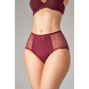 Трусы женские 0208 OIRO нейлон (последний размер) зеленый, синий, бордо - упаковка 3 шт. 48-50,50-52,58-60