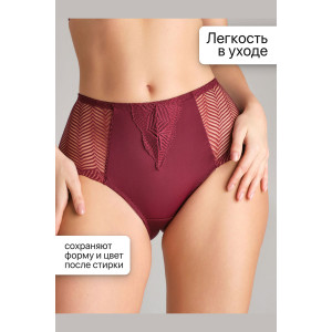 Трусы женские 0208 OIRO нейлон (последний размер) зеленый, синий, бордо - упаковка 3 шт. 48-50,50-52,58-60