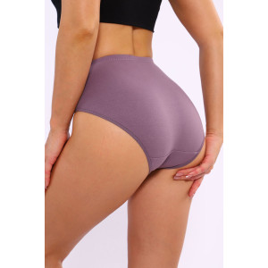 Трусы женские №18999 кулирка с лайкрой (последний размер) слива 48,50,52