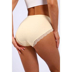 Трусы женские №45028 кулирка с лайкрой (последний размер) телесный 52