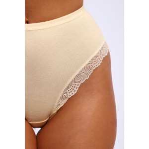 Трусы женские №45028 кулирка с лайкрой (последний размер) телесный 52