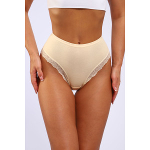 Трусы женские №45028 кулирка с лайкрой (последний размер) телесный 52