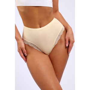 Трусы женские №45028 кулирка с лайкрой (последний размер) телесный 52