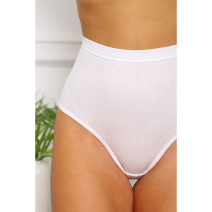Трусы женские №64707 лапша (последний размер) белый 50,56