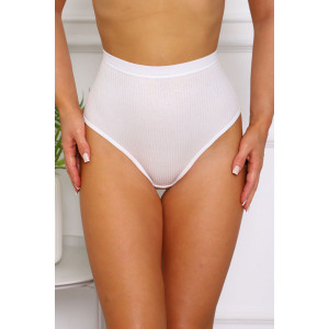Трусы женские №64707 лапша (последний размер) белый 50,56