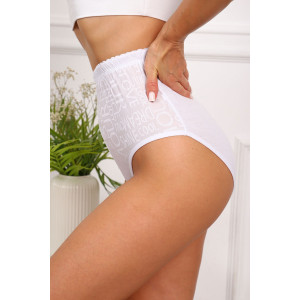 Трусы женские №64822 кулирка с лайкрой (последний размер) белый 56,58