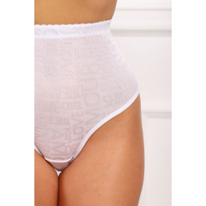 Трусы женские №64822 кулирка с лайкрой (последний размер) белый 56,58