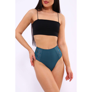 Трусы женские №18996 кружево (последний размер) изумруд 46