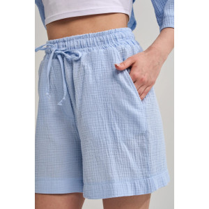 Костюм двойка женский "Муслин" 2460-Мус муслин (р-ры: 46-54) голубой