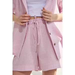 Костюм двойка женский "Муслин" 2460-Мус муслин (р-ры: 46-54) розовый