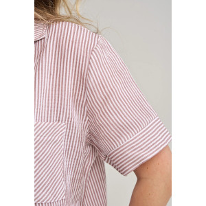 Пижама женская "Ривьера" 2461-Мус муслин (р-ры: 46-52) бежевый