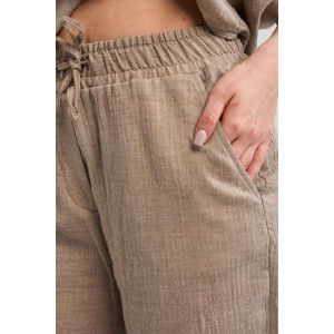 Костюм двойка женский "Эко-Муслин" 2470-Мус муслин (р-ры: 48-54) мокко Костюм двойка женский "Эко-Муслин" 2470-Мус муслин (р-ры: 48-54) мокко