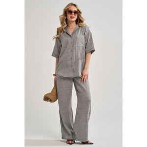 Костюм двойка женский "Эко-Муслин" 2470-Мус муслин (р-ры: 48-54) джинс