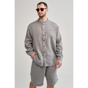 Костюм двойка мужской "Эко-Муслин" 2469-Мус муслин (р-ры: 50-56) джинс