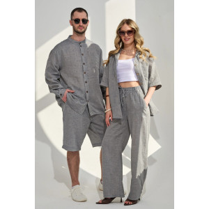 Костюм двойка мужской "Эко-Муслин" 2469-Мус муслин (р-ры: 50-56) джинс