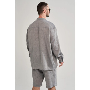 Костюм двойка мужской "Эко-Муслин" 2469-Мус муслин (р-ры: 50-56) джинс