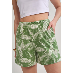 Шорты женские "Багамы" 2468-К хлопок (р-ры: 44-58) мятный