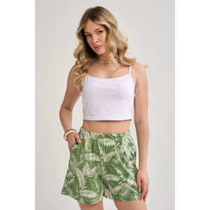 Шорты женские "Багамы" 2468-К хлопок (р-ры: 44-58) мятный