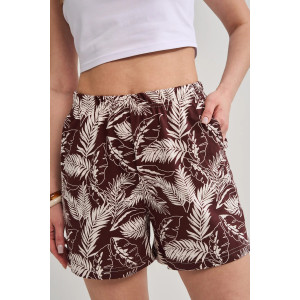 Шорты женские "Багамы" 2468-К хлопок (р-ры: 44-58) бордовый