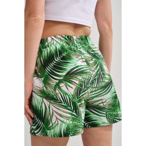 Шорты женские "Багамы" 2468-К хлопок (р-ры: 44-58) темно-зеленый