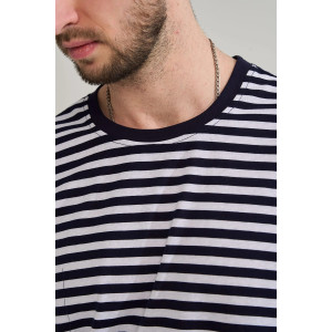 Костюм двойка мужской "Полоса" 2459-К хлопок (р-ры: 48-58) синий