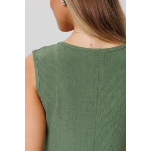 Сарафан женский СА107 жатка (р-ры: 46-60) хаки Сарафан женский СА107 жатка (р-ры: 46-60) хаки