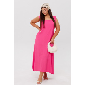 Сарафан женский СА107 жатка (р-ры: 46-60) фуксия Сарафан женский СА107 жатка (р-ры: 46-60) фуксия