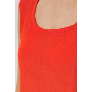 Сарафан женский СА107 жатка (р-ры: 46-60) оранжевый