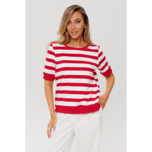 Толстовка женская ТЖ40 футер 2-х нитка пенье (р-ры: 46-60) красный